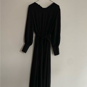 Black maxi dress